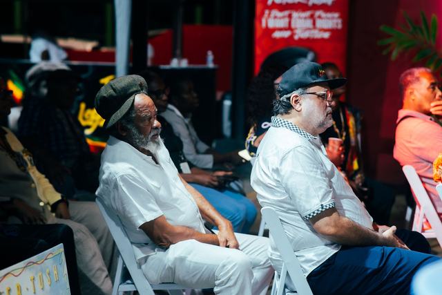 Guests at Touch of Tosh at the Peter Tosh Museum